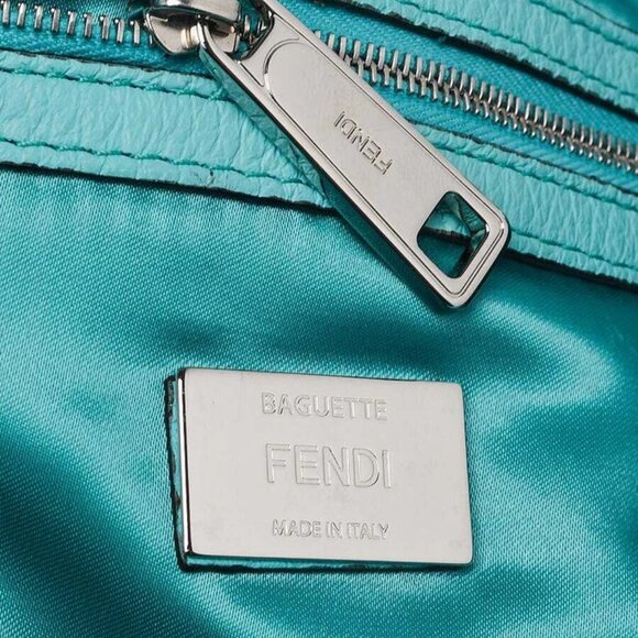 Fendi Green Nylon Convertible Multipocket Belt Baguette Bag - Picture 9 of 12